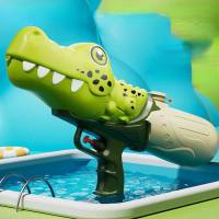 Nuevo Producto, juego de agua con empuje, pistola de agua continua, juguete de gran capacidad para hombre corriendo, pistola de agua de dinosaurio, juguetes de playa para niños  Multicolor