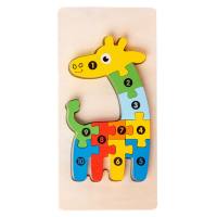 ألعاب تعليمية خشبية ثلاثية الأبعاد للتعليم المبكر، تشمل ألعاب ألغاز تركيبية تعليمية تعرّف الأطفال على الحيوانات ووسائل النقل، تعزز تطوير الذكاء لدى الأطفال الصغار.  متعدد الألوان