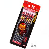 Disney Marvel Bleistifte in Box, HB-Bleistift, Rundstab  Mehrfarbig