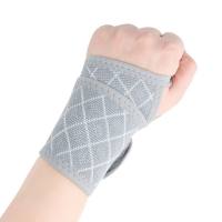 Wrist guard knitted wrap warm support wristband  Gray