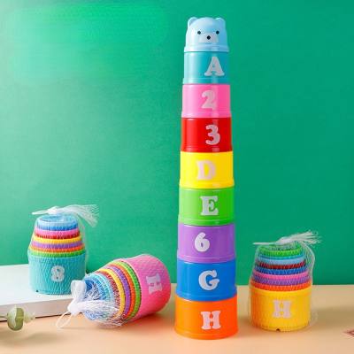 Tasses empilables amusantes, jouets éducatifs pour enfants