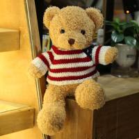 Factory Direct Sweater Bear Doll Teddy Bear Plush Toy Wholesale Doll Doll Birthday Gift Dropshipping  Hot Pink