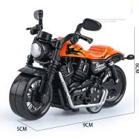 Adornos de modelo de motocicleta Harley de simulación de bebé  naranja