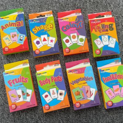Zhengke Industry and Trade Flash Cards English Word Cards FlashCards Early Education Enlightenment Kindergarten Training School Teaching Aids