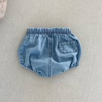 Denim shorts summer clothes for infants and young children shorts for boys and girls pocket denim pants for babies thin pants  Multicolor