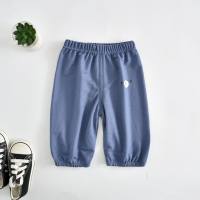Nuovi pantaloni casual estivi per bambini stile corto pantaloni corti estivi morbidi e delicati sulla pelle carino orsetto stile ragazza ragazzo  Blu