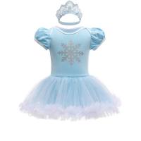 Vêtements de bébé style ins vêtements rampants pour bébés filles pleine lune jupe princesse d'un an petite fille barboteuse jupe vêtements de pet  Multicolore