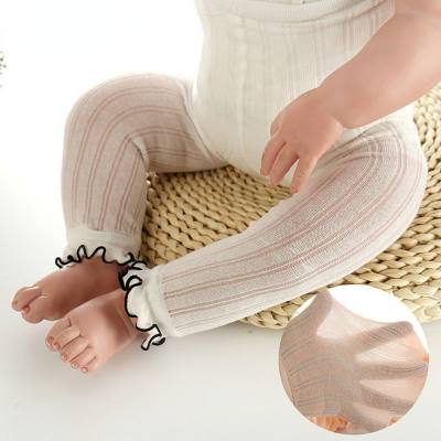 Summer thin children's nine-point pants mesh breathable anti-mosquito baby tights