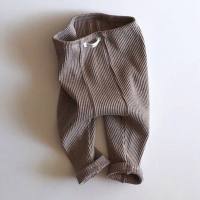 Neue Stil Babyhosen für Jungen und Mädchen, Frühling und Herbst, einfache und vielseitige, elastische Leggings mit Gewinde  Braun