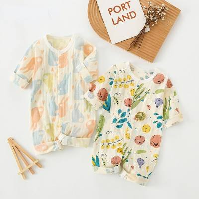 Thin summer newborn baby clothes baby summer jumpsuit small month baby clothes super cute baby clothes