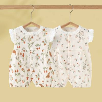 Girls romper baby summer clothes onesie baby crawling clothes newborn summer cute clothes