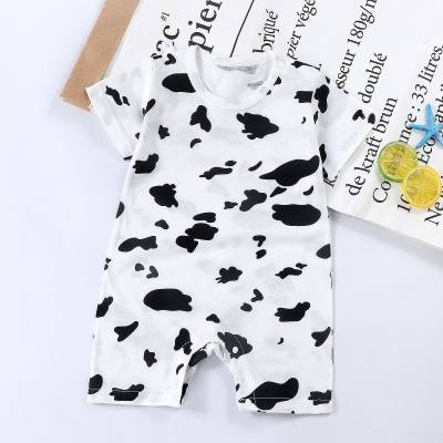 Baby jumpsuit spring and summer baby clothes cotton thin 0-18 months cute breathable newborn super cute pajamas