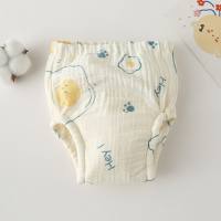 Korean version of gauze cotton baby urination training pants gauze diapers waterproof diapers pure cotton diapers A category  Multicolor
