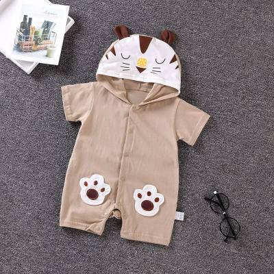Newborn baby animal crawling clothes baby spring and autumn cotton jumpsuit baby autumn clothes warm clothes pajamas crawling clothes