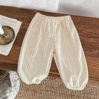 New style pants baby trousers spring and autumn outer wear baby anti-mosquito pants spring children's bloomers thin style  Beige