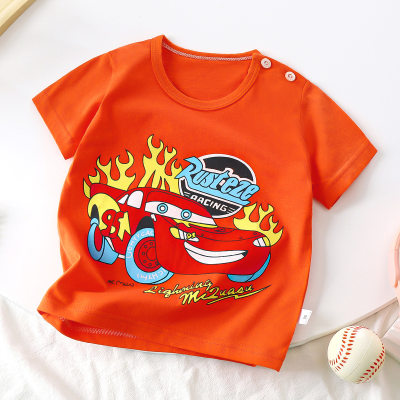 Children's short-sleeved summer new boys' T-shirts, babies and girls' short-sleeved tops, children's clothing