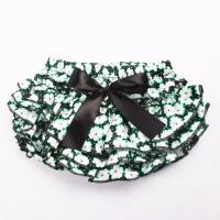 Spring and summer satin shorts in stock summer lace bow print women's butt pants  Black