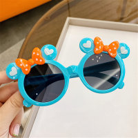 Lindas gafas de sol de dibujos animados para niños.  Azul