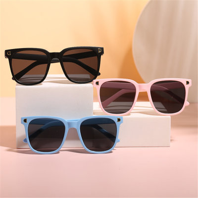Children's fashionable solid color sunglasses