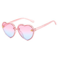 Kleinkind-Mädchen-Herz-Form-Sonnenbrille  Mehrfarbig