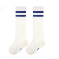 Baby Pure Cotton Stripe Pattern Knee-high Socks  Blue