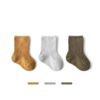 3 Pcs Solid Color Socks  Army Green