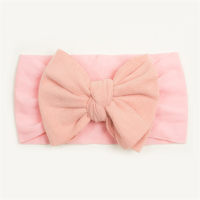 Baby spring and autumn thin solid color headband  Pink