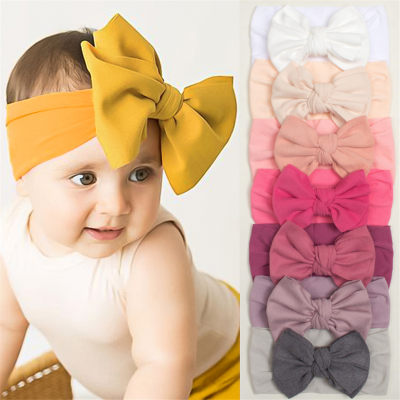 Baby spring and autumn thin solid color headband