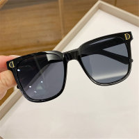 Children's fashionable solid color sunglasses  Black