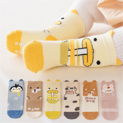 Baby Cartoon Pattern Antiskid Breathable Socks