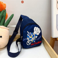 حقيبة كروس كارتونية كلاسيكية للأطفال  الطاووس الأزرق
