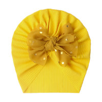 Girl Sequin Trim Bowknot Decor Headband  Yellow