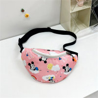 Children's cartoon mouse messenger bag  Pink