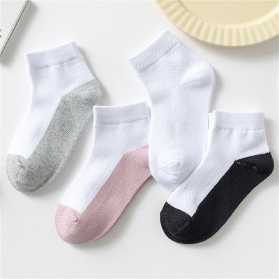 Set of 5 pairs, cute cartoon spider mesh socks for boys