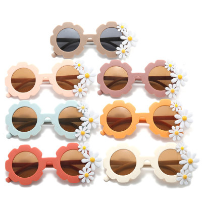 أزياء النظارات الشمسية على شكل الأزهار