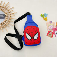 Children's Spider Pattern Chest Bag Crossbody Bag  Blue