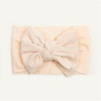 Baby spring and autumn thin solid color headband  Beige