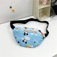 Children's cartoon mouse messenger bag  Sky Blue