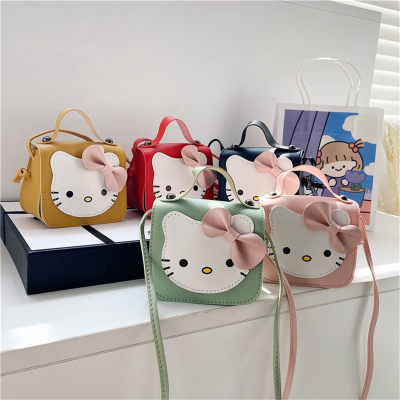 Cute cat children's mini cross-body shoulder bag