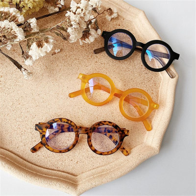 Toddler PC Thick Round Frame Spectacles
