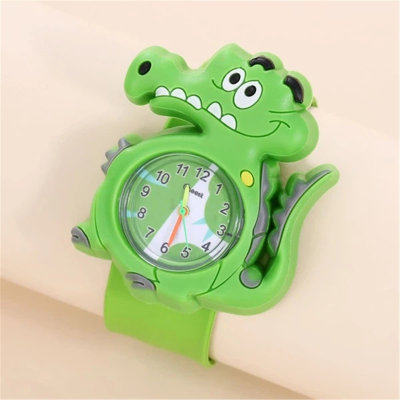 Reloj electrónico con patrón de dibujos animados encantador para niños pequeños