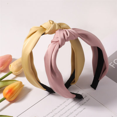 Fashion Classic Solid Color Ladies Hairband