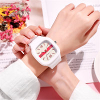 Toddler Solid Color Casual Electronic Watch  White