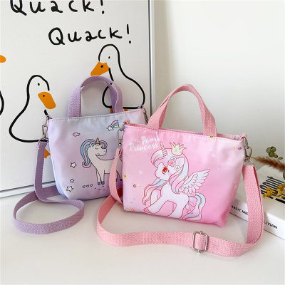 Bolso bandolera con diseño de unicornio para niñas