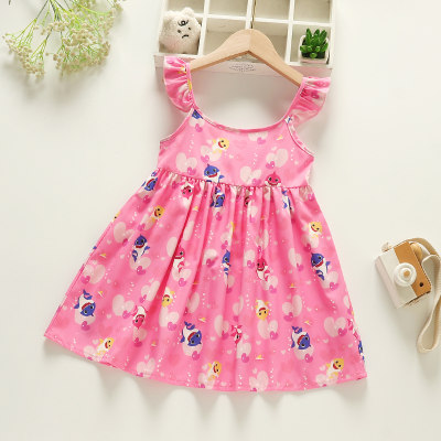 فستان هيبوبي × بيبي شارك للفتيات الصغيرات