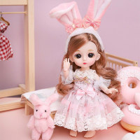 Mini Dress Up Barbie Doll  Multicolor