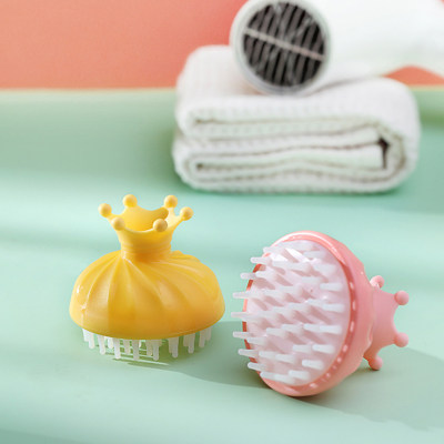Cepillo de champú de gel de sílice para bebés para eliminar la escama del cabello baño de recién nacidos baño de barro cepillo de baño cepillo de masaje para bebés