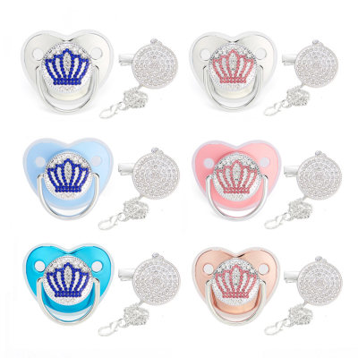 Baby Crown Shape Pacifier Chain