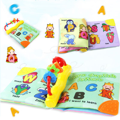 Children's cloth book Baby sound tooth tape book Baby early education palm book Baby early education book