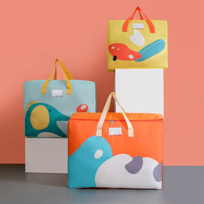 Cartoon Quilt Bag Handbag Clothing Storage Bag